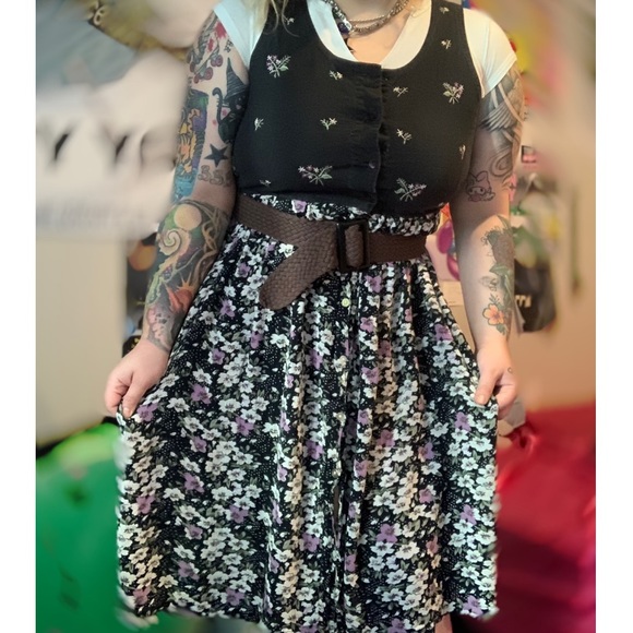 High Sierra Dresses & Skirts - Tagless Vintage 90s Cottagecore Grunge Dress